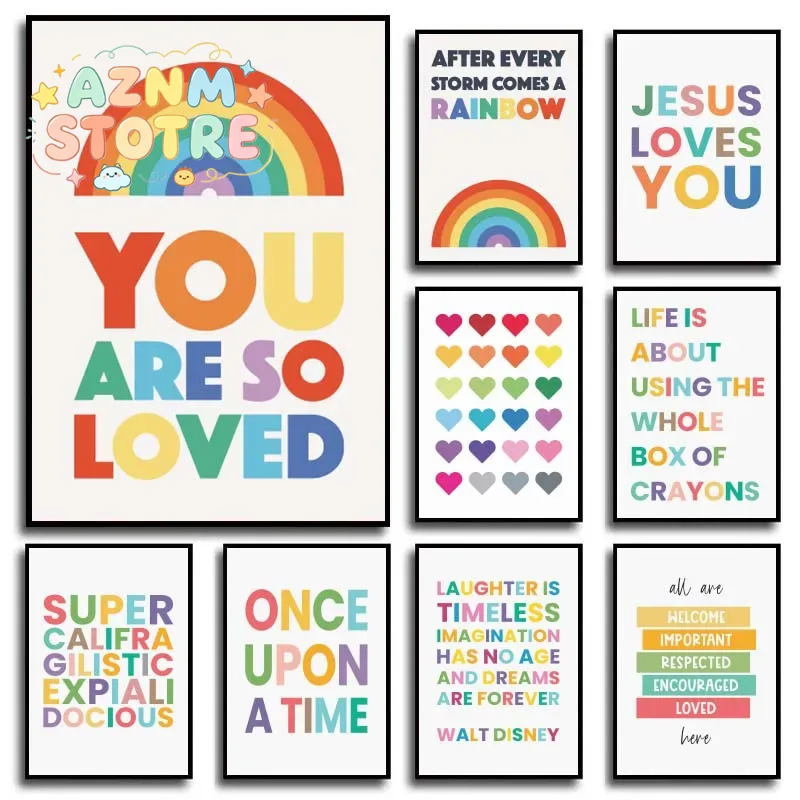 Home Office Quotes - คำคมสร้างแรงบันดาลใจภาพวาดบนผืนผ้าใบโปสเตอร์ศิลปะบนผนังสีสันสดใสโปสเตอร์ข้อความสร้างแรงจูงใจมินิมอลลิสต์ตกแต่งโฮมออฟฟิศเรนบ