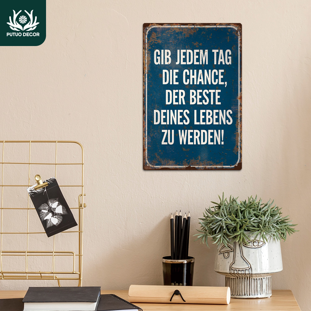 Home Office Quotes - Putuo Decor 1 PC เยอรมันตลก Sarcastic
