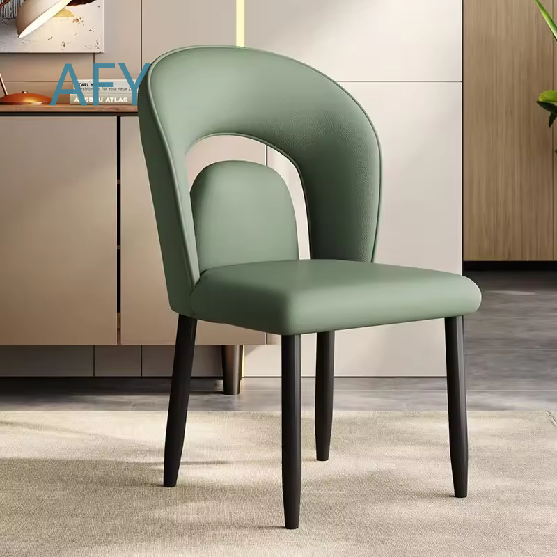 Home Office Ikea - เก้าอี้ทานอาหารโครงไม้เนื้อแข็งสีเทาเข้มทันสมัย พร้อมขาโลหะสีดำ สำหรับห้องครัว โฮมออฟฟิศ ห้องนั่งเล่น สำหรับ