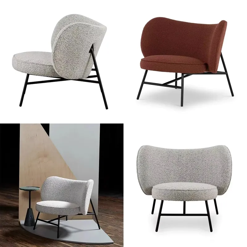 Home Office Industrial Design - เก้าอี้โซฟาเดี่ยวสไตล์อุตสาหกรรมสมัยใหม่ ดีไซน์หรูหราเบาสบาย สำหรับบ้าน สำนักงาน โรงแรม พื้นที่แต่งหน้า