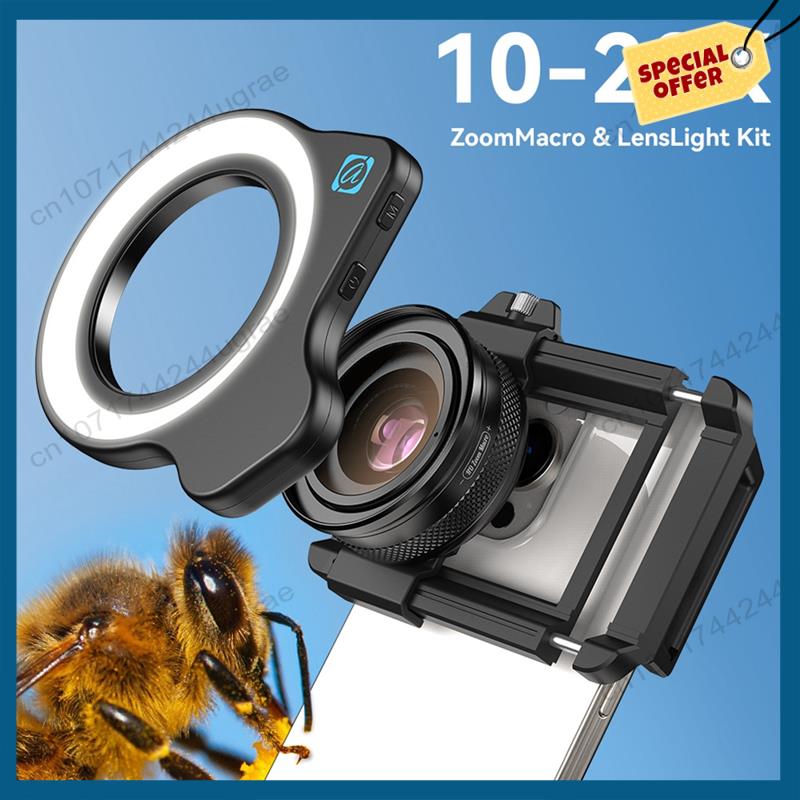 Zoom Lighting Kit - -A15I 10-20X ซูมมาโครเลนส์ LED เติมแสง Universal