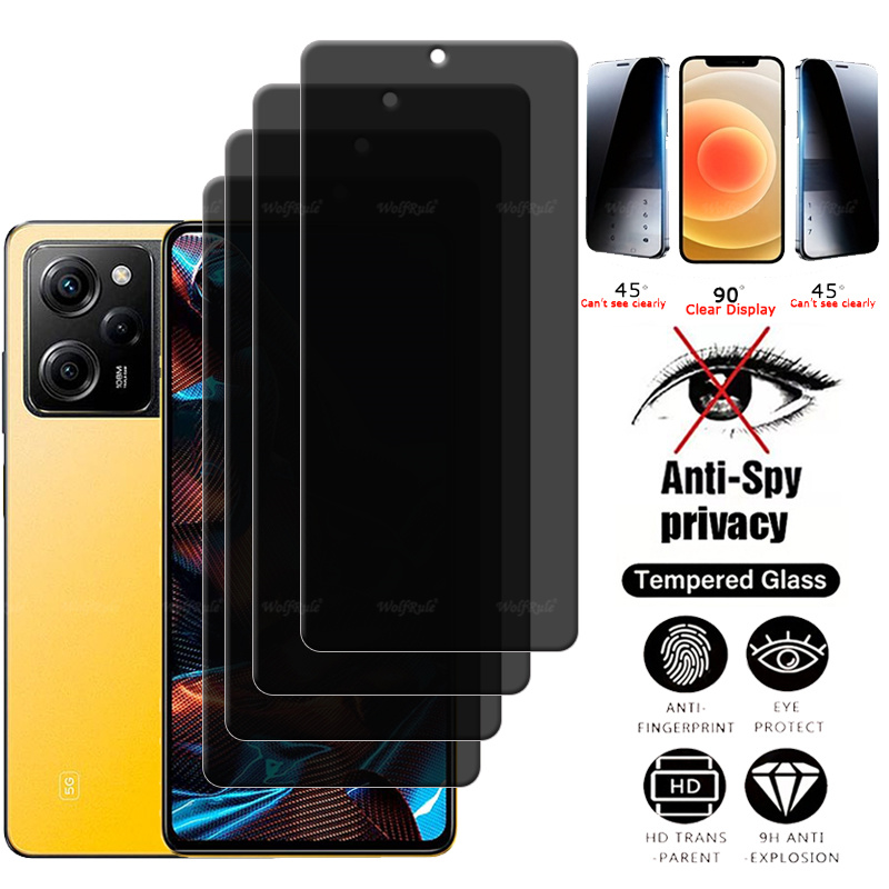 Monitor Privacy Screen - 4Pcs สําหรับ Poco X5 Pro แก้ว