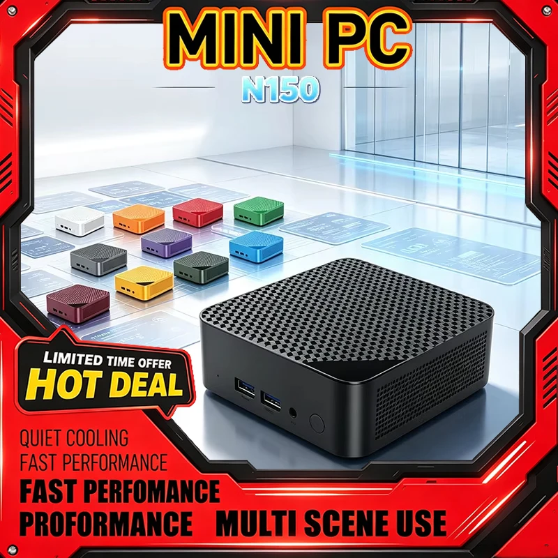 Home Office Windows 11 - มินิพีซี Intel Core N150 13 สี