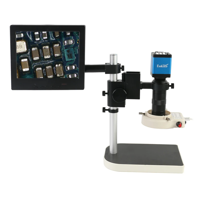 Zoom Lighting Kit - กล้องจุลทรรศน์ดิจิตอลอุตสาหกรรม 14MP HDMI VGA พร้อมเลนส์ซูม 130XC