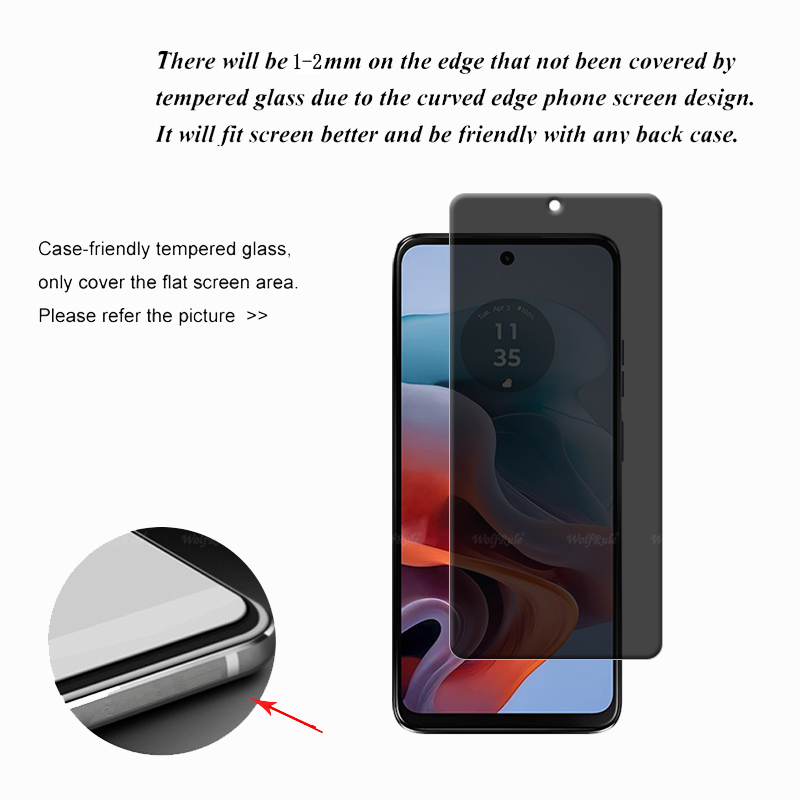 4ชิ้นสำหรับ Moto G34กระจกโมโต  - Monitor Privacy Screen บทวิจารณ์และราคา