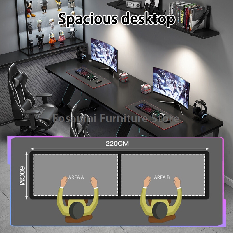 โต๊ะคอมพิวเตอร์ขนาดใหญ่สำหรับ  - Home Office With Two Desks บทวิจารณ์และราคา