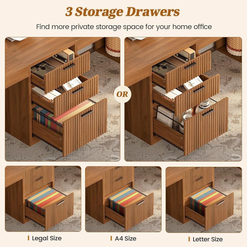 96.5 โต๊ะคอมพิวเตอร์พร้อมโต๊ะท - Home Office With Two Desks บทวิจารณ์และราคา
