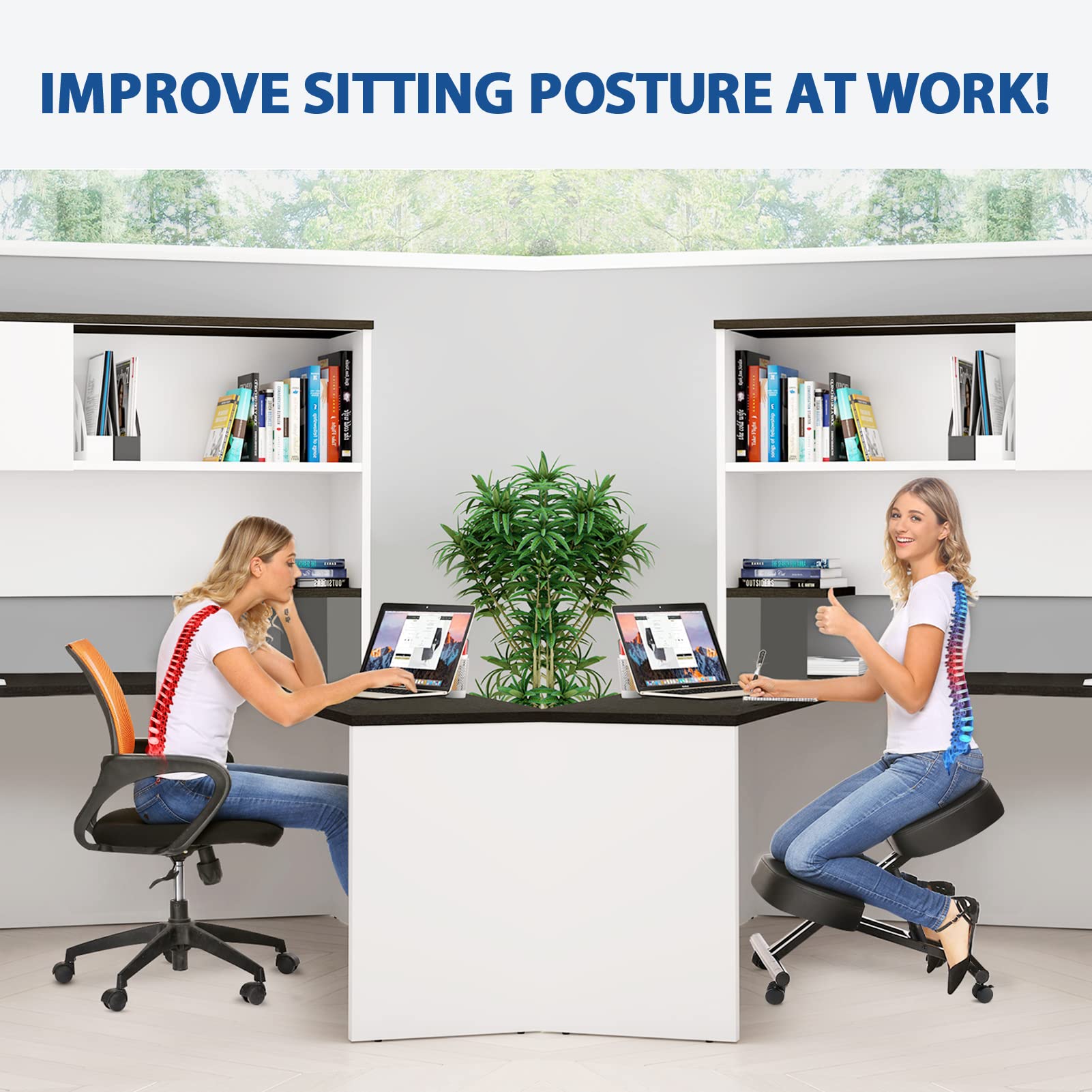 เก้าอี้นั่งคุกเข่าตามหลักสรีรศ - Ergonomic Office Chair บทวิจารณ์และราคา