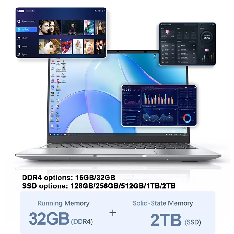 โน้ตบุ๊คบางเฉียบรุ่นใหม่ ขนาด  - Home Office Windows 11 บทวิจารณ์และราคา