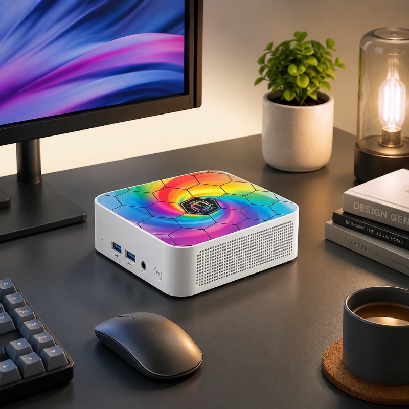 มินิพีซีขนาดเล็กกะทัดรัด สีสัน - Home Office Windows 11 บทวิจารณ์และราคา