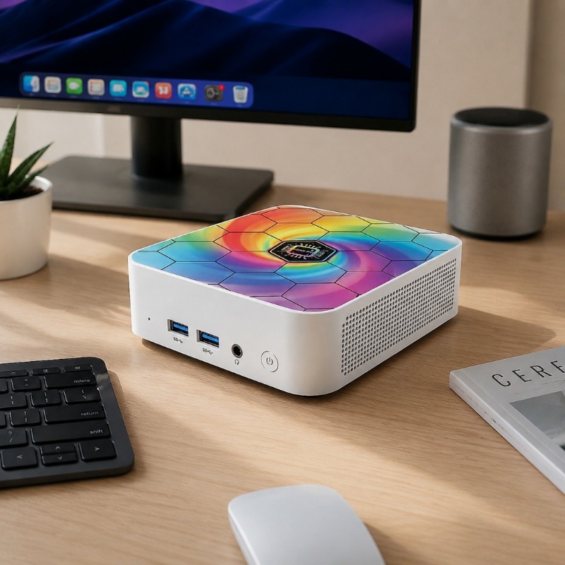 มินิพีซีขนาดเล็กกะทัดรัด สีสัน - Home Office Windows 11 บทวิจารณ์และราคา