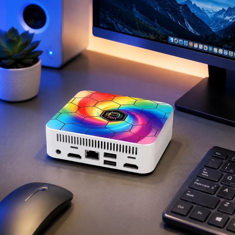 มินิพีซีขนาดเล็กกะทัดรัด สีสัน - Home Office Windows 11 บทวิจารณ์และราคา