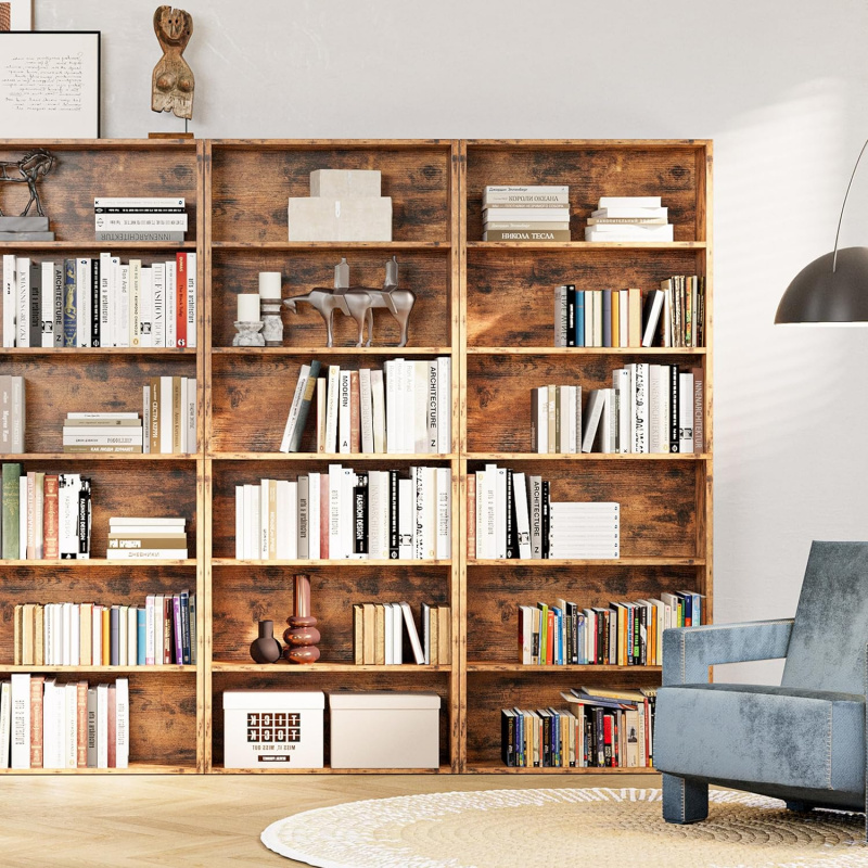 ตู้หนังสือสไตล์วินเทจสีน้ำตาล  - Home Office Industrial Design บทวิจารณ์และราคา