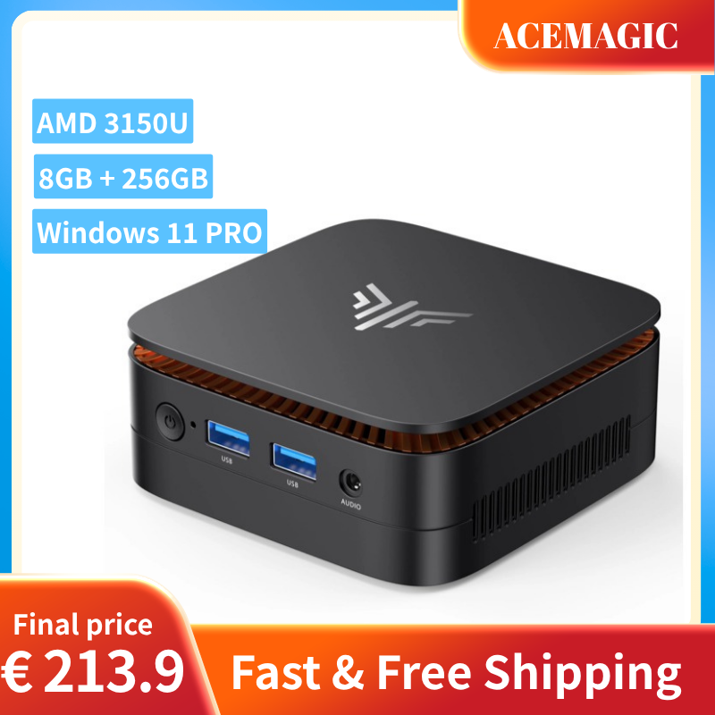 ACEMAGIC มินิพีซี AMD 3150U (2 - Home Office Windows 11 บทวิจารณ์และราคา