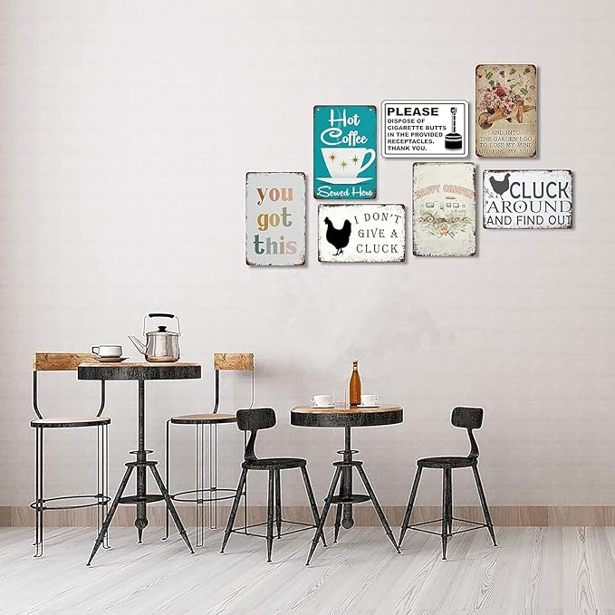 ของตกแต่งผนังสไตล์วินเทจขบขัน  - Home Office Quotes บทวิจารณ์และราคา