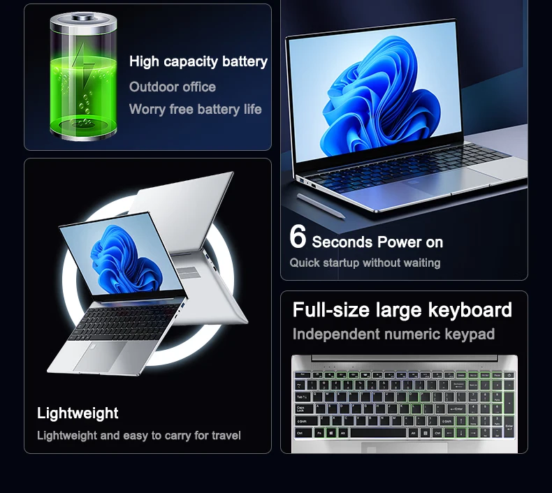 แล็ปท็อปบางเฉียบขนาด 14.1 นิ้ว - Home Office Windows 11 บทวิจารณ์และราคา