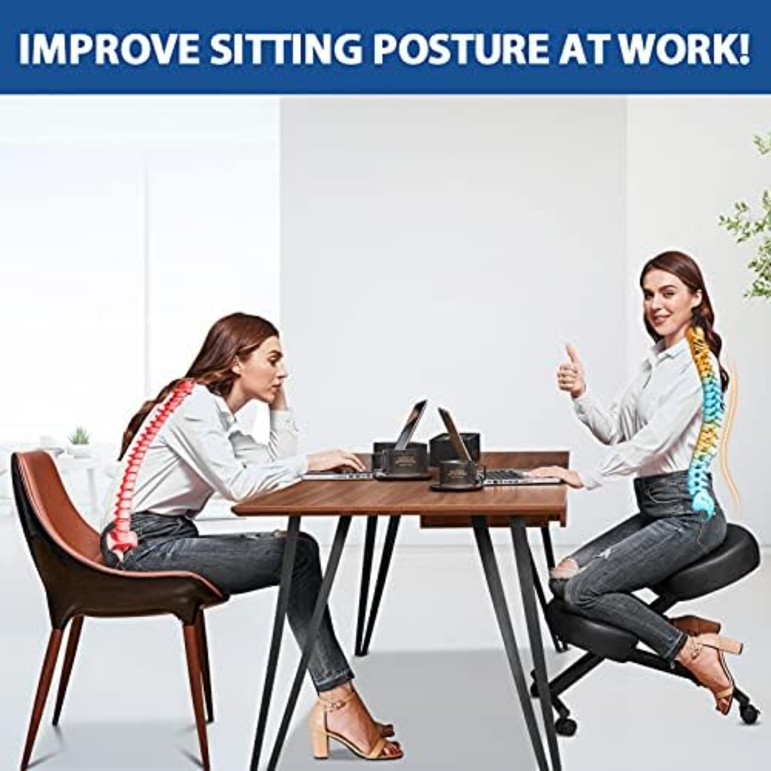 เก้าอี้นั่งคุกเข่าเพื่อสุขภาพส - Ergonomic Office Chair บทวิจารณ์และราคา