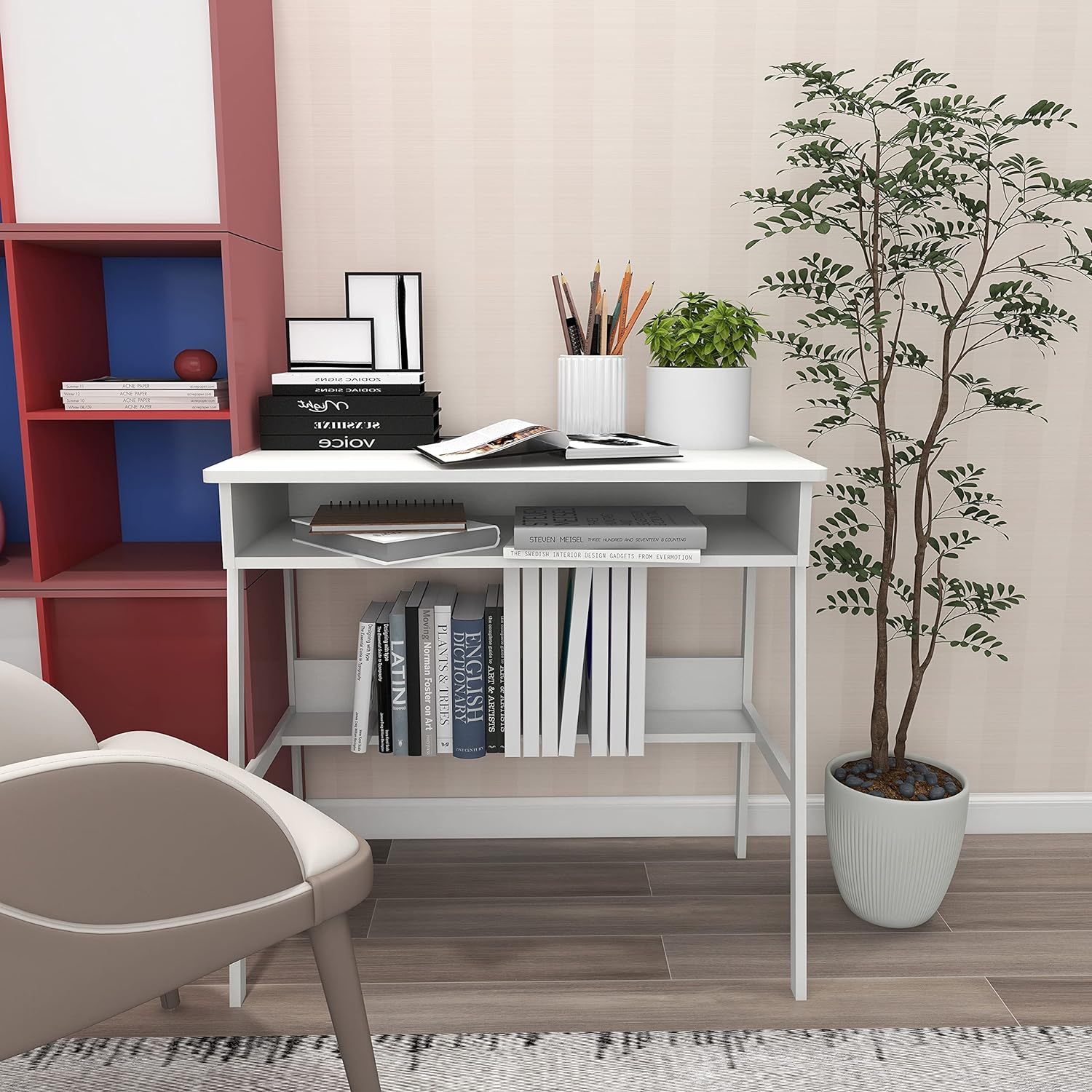 โต๊ะทำงานสำนักงาน คอมโบโฮม เฟอ - Home Office With Two Desks บทวิจารณ์และราคา