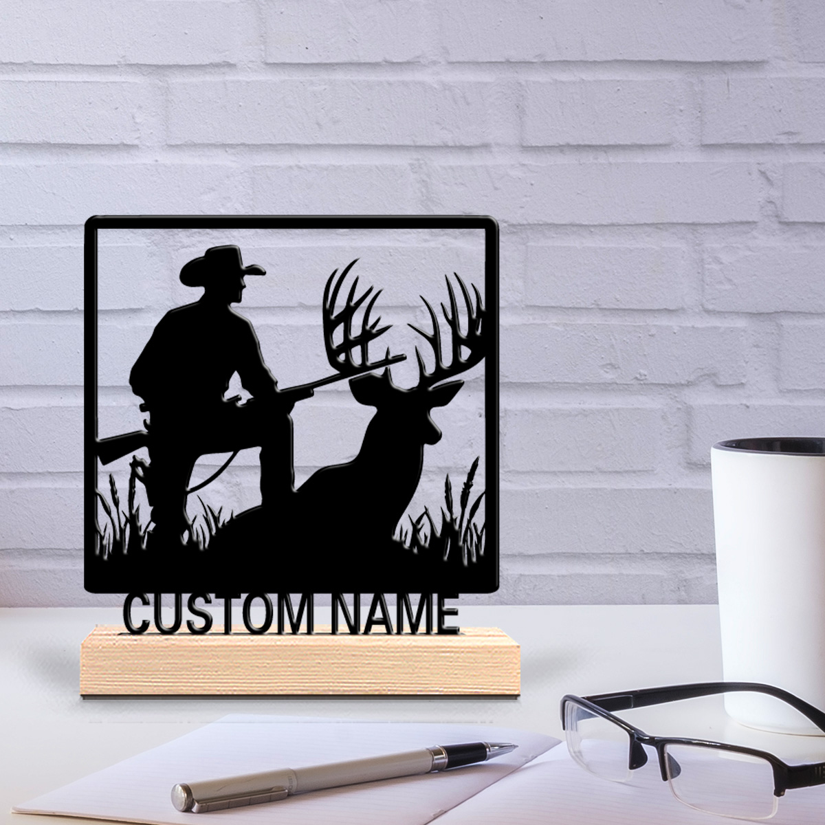 รูปปั้นกวางโลหะแบบใหม่ 1 ชิ้น  - Home Office Industrial Design บทวิจารณ์และราคา