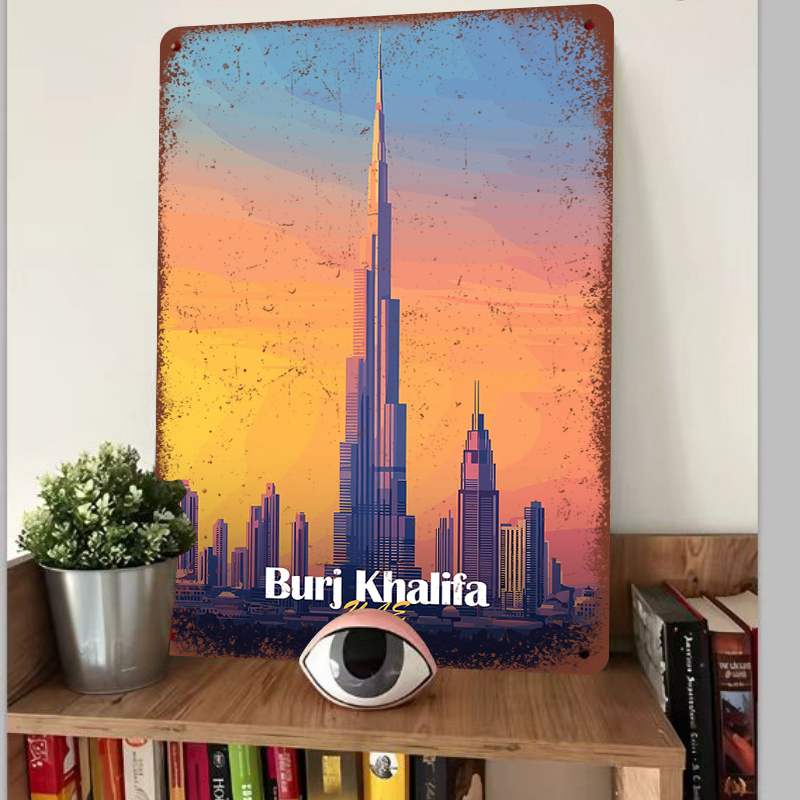 ภาพตกแต่งผนังโลหะลายสกายไลน์ขอ - Home Office Dubai บทวิจารณ์และราคา