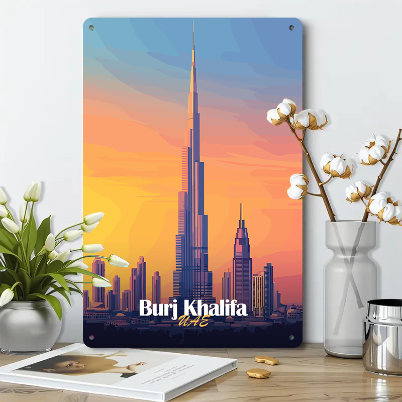 ภาพตกแต่งผนังโลหะลายสกายไลน์ขอ - Home Office Dubai บทวิจารณ์และราคา