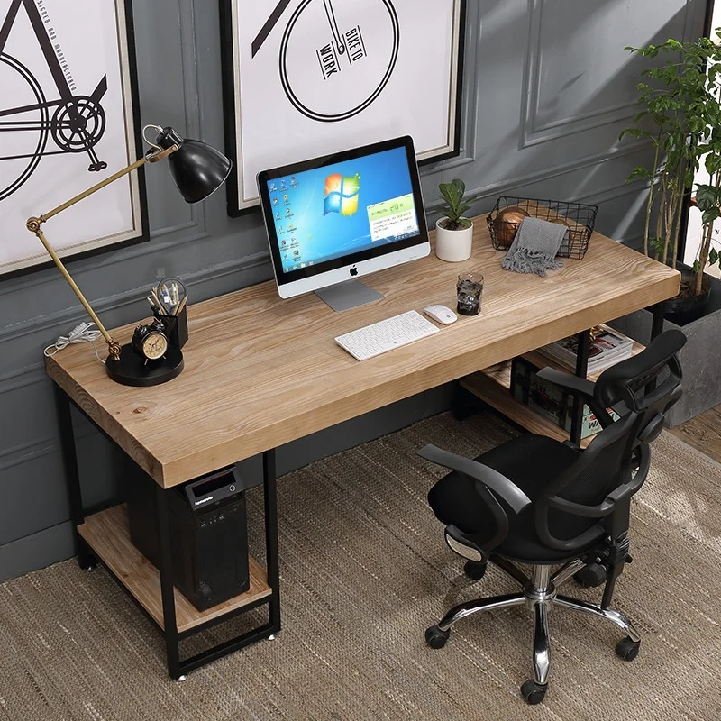 -โต๊ะคอมพิวเตอร์ที่นั่งเดี่ยวไ - Home Office Industrial Design บทวิจารณ์และราคา
