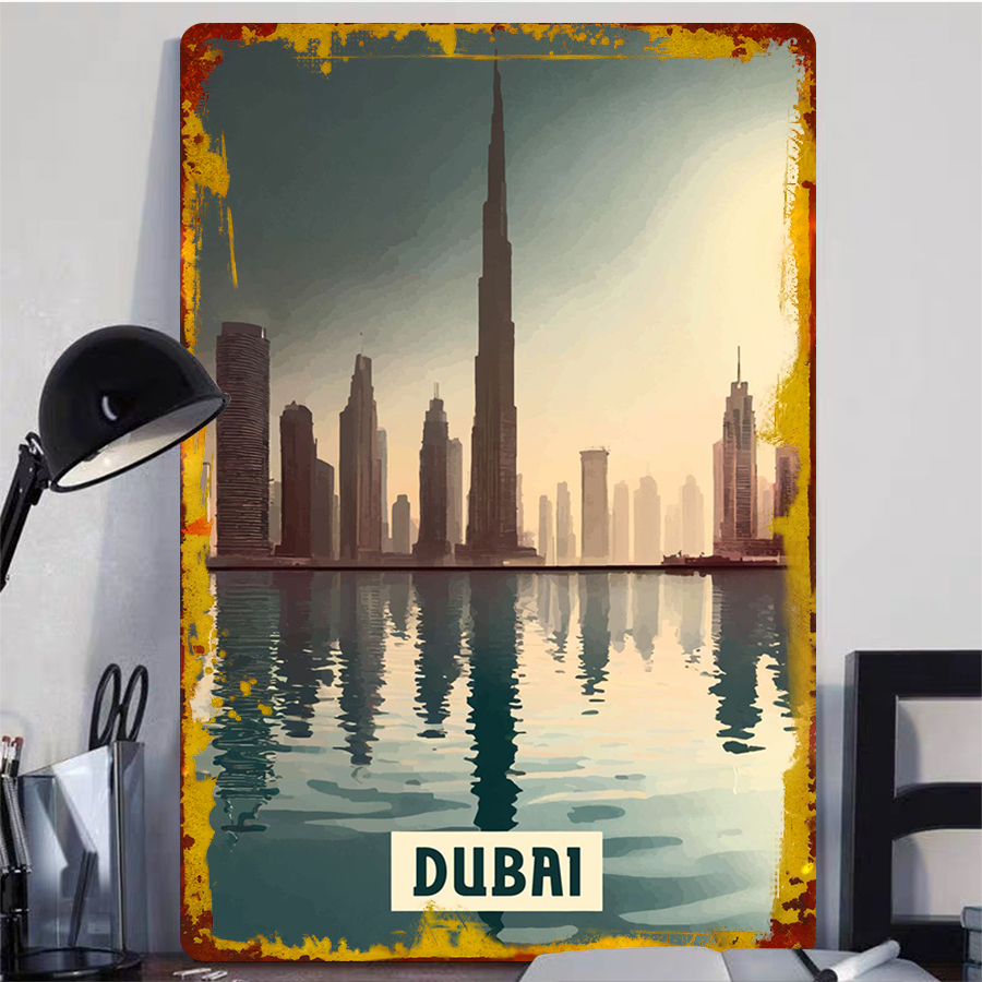 ดูไบ Skyline at Sunset Metal W - Home Office Dubai บทวิจารณ์และราคา