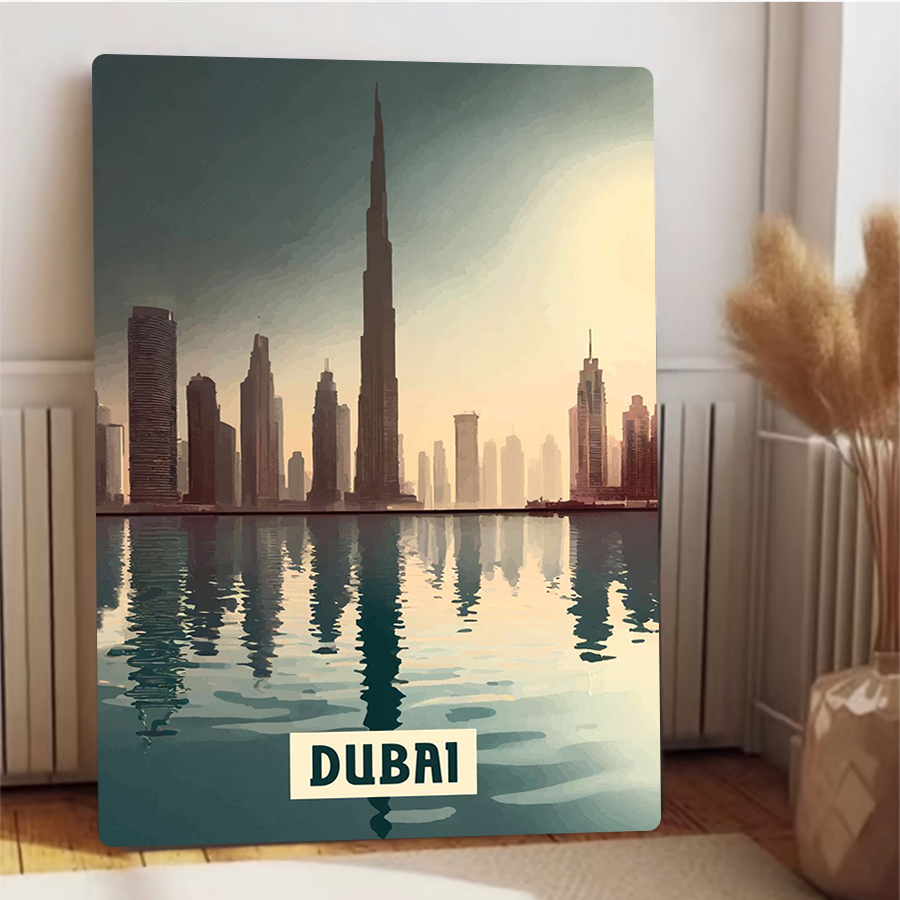 ดูไบ Skyline at Sunset Metal W - Home Office Dubai บทวิจารณ์และราคา