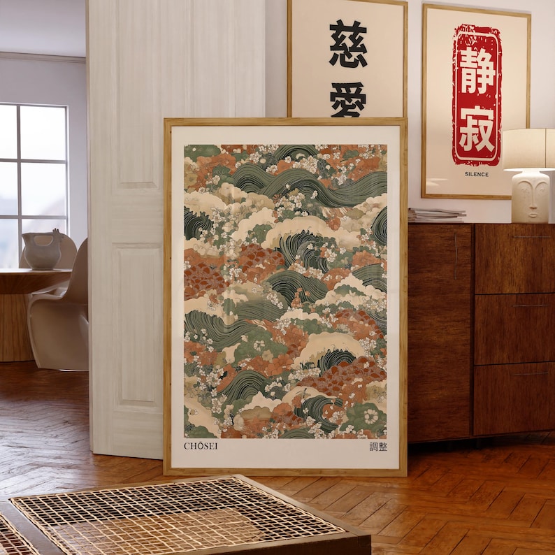 2 ชิ้น โปสเตอร์ศิลปะบนผืนผ้าใบ - Home Office Japandi บทวิจารณ์และราคา