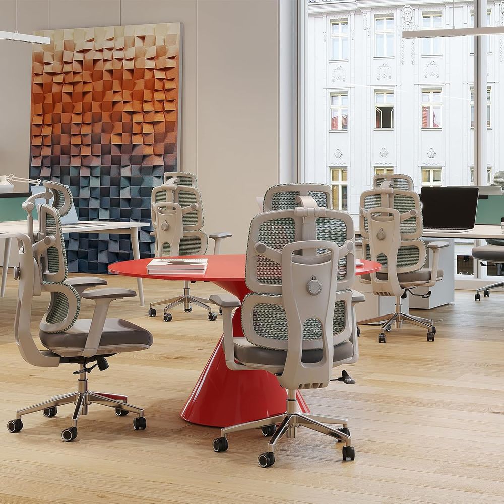 เก้าอี้สำนักงานตาข่ายแบบเออร์โ - Ergonomic Office Chair บทวิจารณ์และราคา