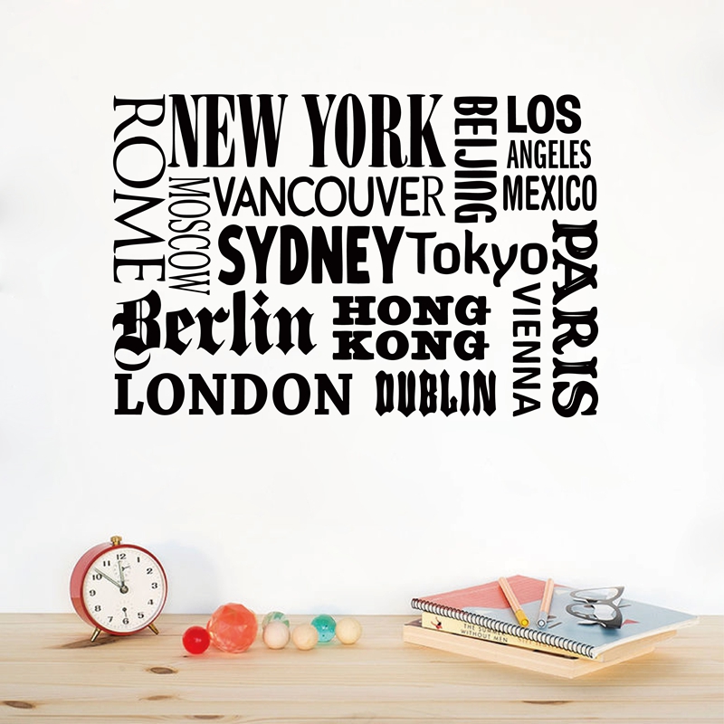 New York London Paris Quote สต - Home Office Quotes บทวิจารณ์และราคา