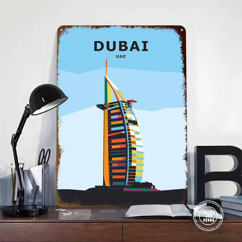 โปสเตอร์ดีบุกท่องเที่ยวดูไบ งา - Home Office Dubai บทวิจารณ์และราคา