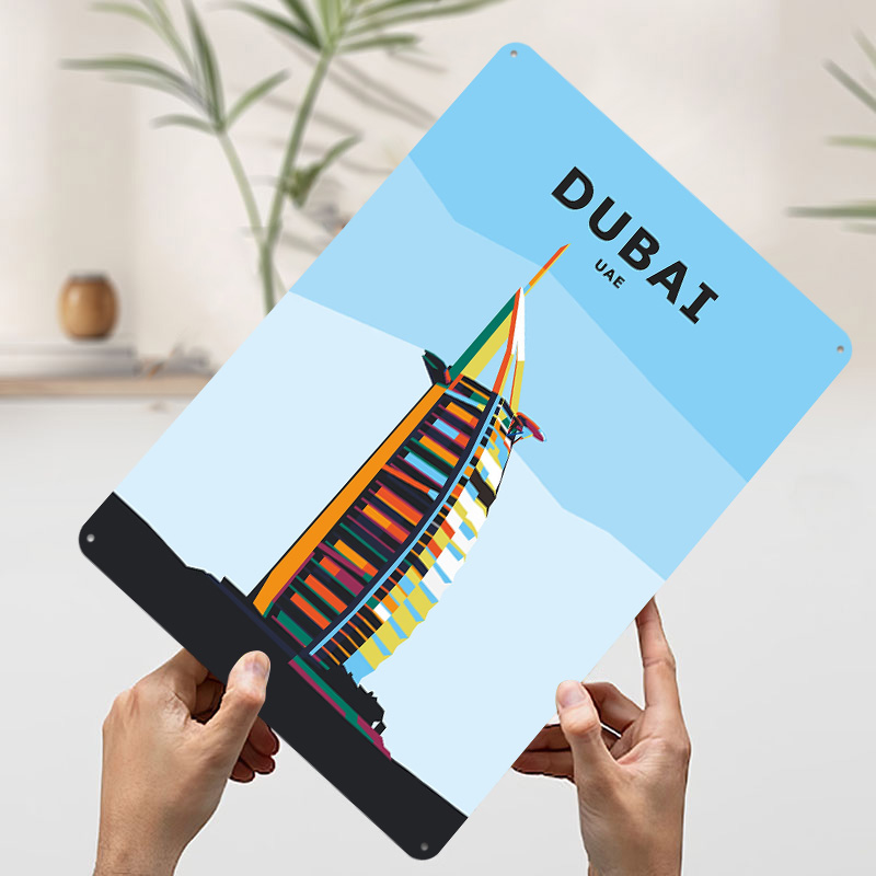 โปสเตอร์ดีบุกท่องเที่ยวดูไบ งา - Home Office Dubai บทวิจารณ์และราคา