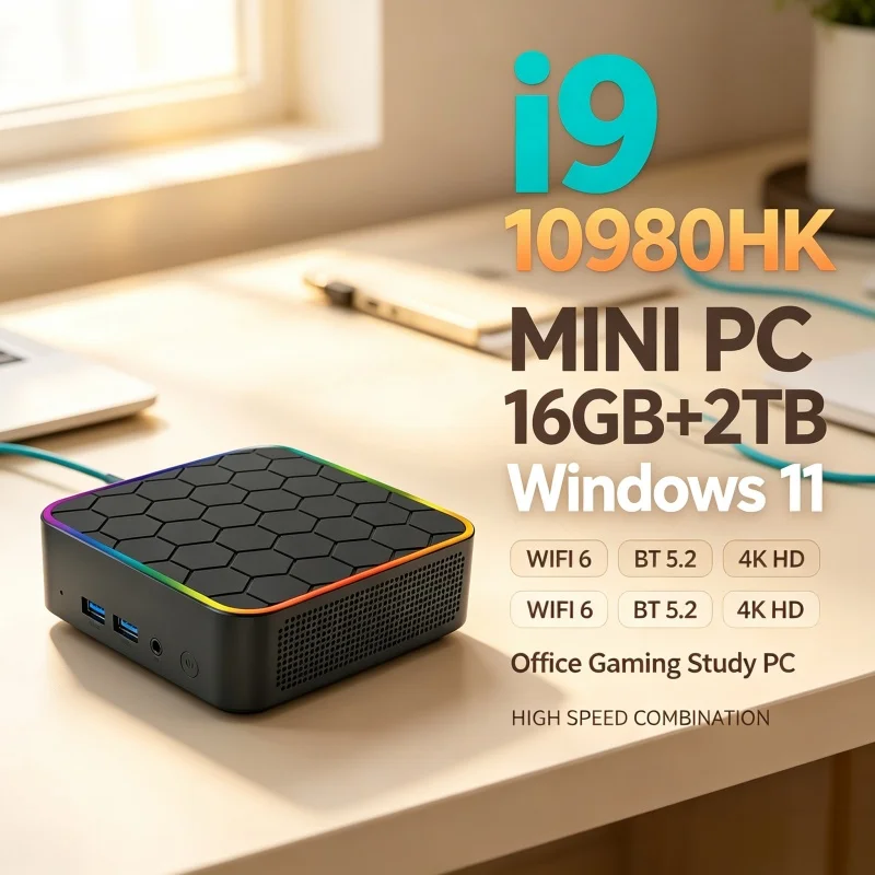 มินิพีซีทรงพลัง Intel I9‑10980 - Home Office Windows 11 บทวิจารณ์และราคา