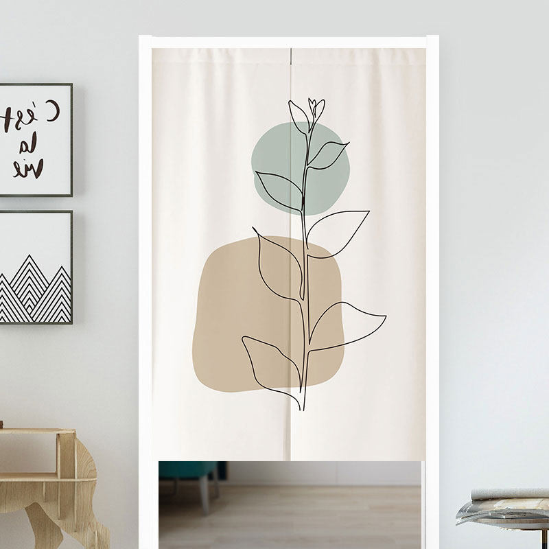 VIKAMA โบโฮ ผ้าม่านโนเรนพิมพ์ล - Home Office Japandi บทวิจารณ์และราคา