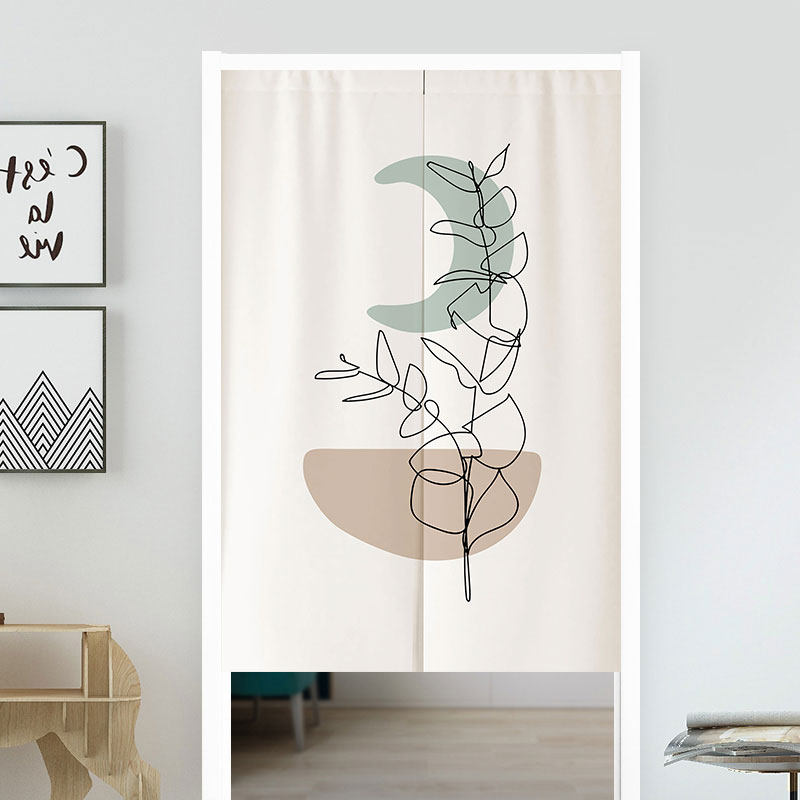 VIKAMA โบโฮ ผ้าม่านโนเรนพิมพ์ล - Home Office Japandi บทวิจารณ์และราคา