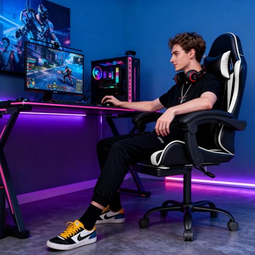 เก้าอี้เกมมิ่งพร้อมพนักพิงศีรษ - Ergonomic Office Chair บทวิจารณ์และราคา