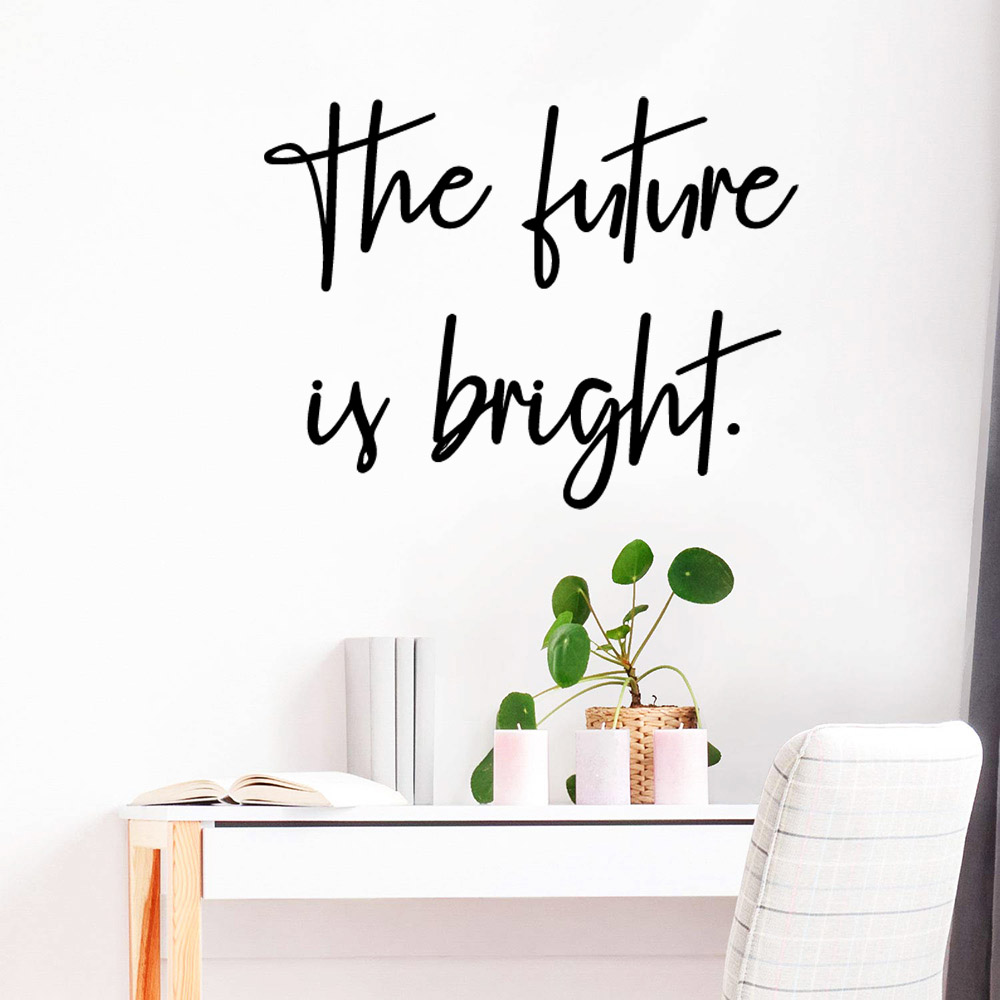 1 ชิ้น Diy วลีง่ายๆสติ๊กเกอร์ต - Home Office Quotes บทวิจารณ์และราคา